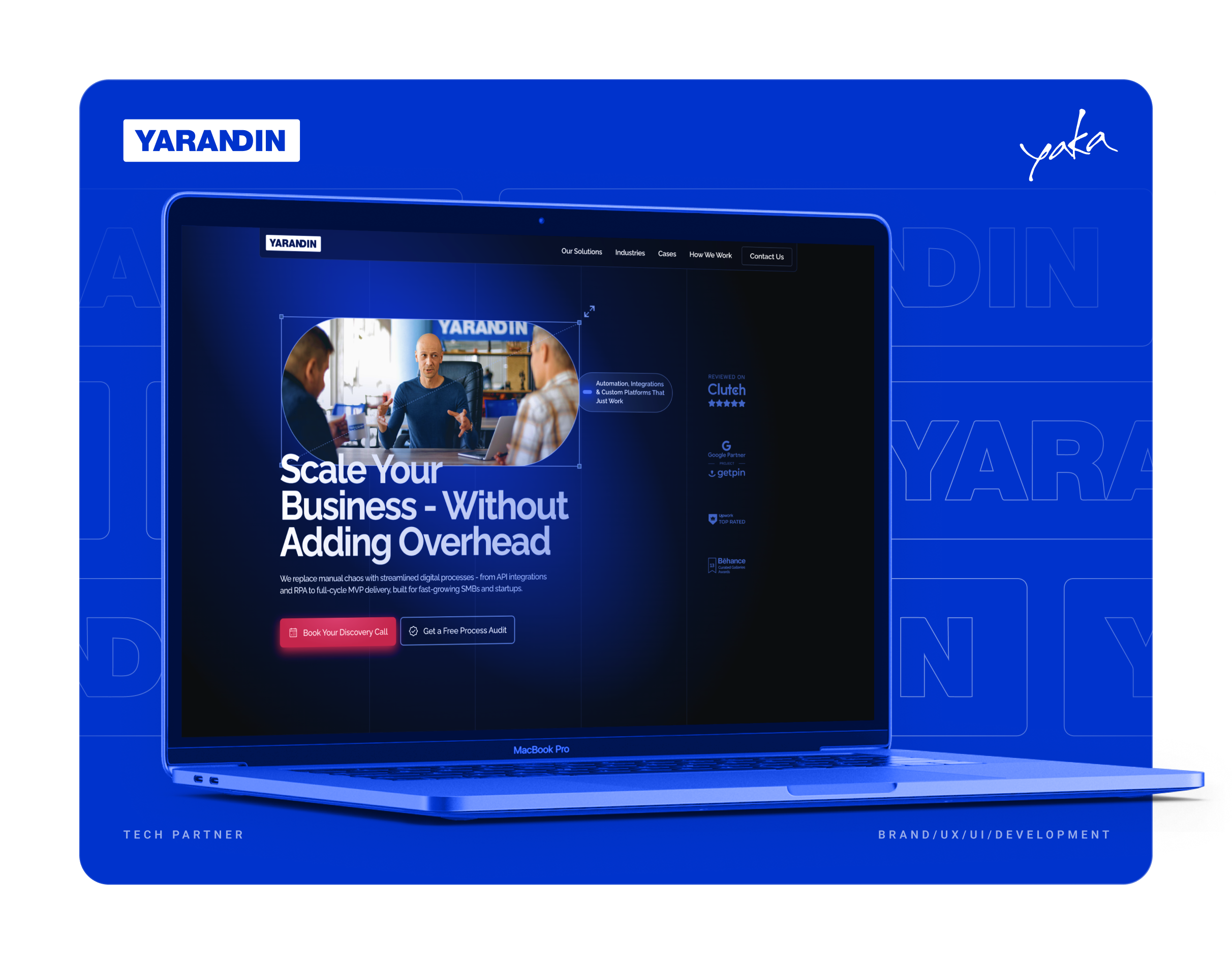 Yarandin -  AI, RPA & Web Platforms for Fast-Moving Businesses, by Yaka Design